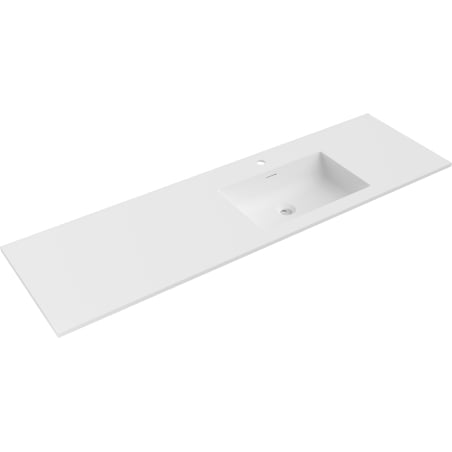 Mexen Otis eingebautes Waschbecken rechts 161 x 46,5 cm, weiß matt - 25181601P