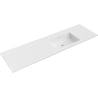 Mexen Otis eingebautes Waschbecken rechts 161 x 46,5 cm, weiß matt - 25181601P