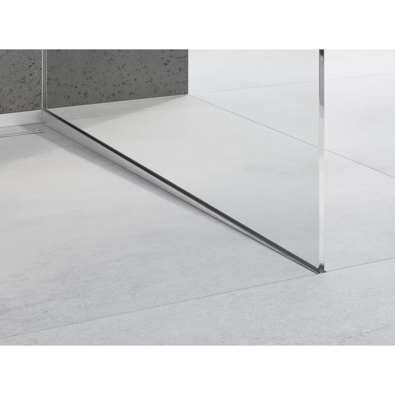 Mexen Line-B Gefälleleiste für Glas 180 cm rechts, Inox - 181004180R