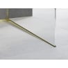 Mexen Line-B Gefälleprofil für Glas 180 cm rechts, gold - 185004180R
