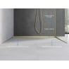 Mexen Line-B Gefälleleiste für Glas 180 cm rechts, gold gebürstet - 185504180R
