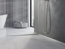 Mexen Line-B Abgussleiste für Glas 120 cm links, Inox - 181004120L