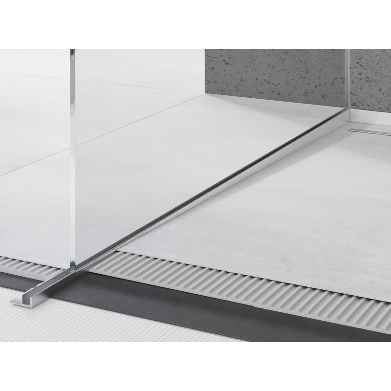 Mexen Line-B Abgussleiste für Glas 120 cm links, Inox - 181004120L