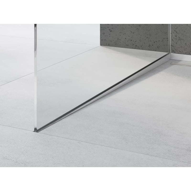 Mexen Line-B Gefälleleiste für Glas 180 cm links, Edelstahl - 181004180L