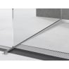 Mexen Line-B Gefälleleiste für Glas 180 cm links, Edelstahl - 181004180L