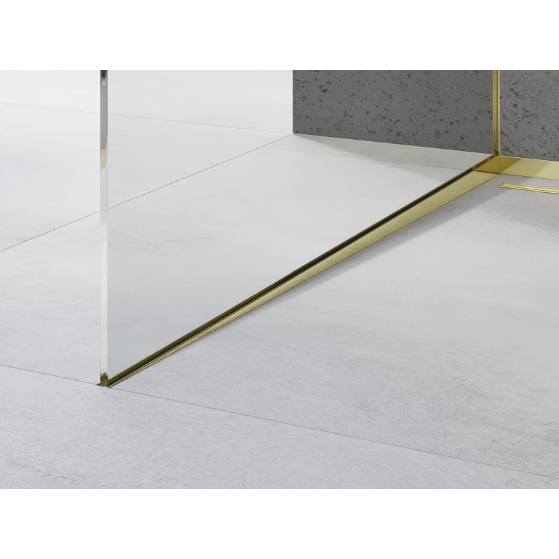Mexen Line-B Abflussleiste für Glas 180 cm links, gold - 185004180L
