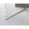 Mexen Line-B Glasablaufschiene 120 cm links, gebürstetes Gold - 185504120L