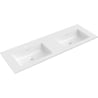 Mexen Otis Einbauwaschbecken doppelt 141 x 46,5 cm, weiß glänzend - 25181400D