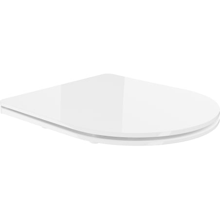 Mexen Toilettensitz Slow-Close Slim, Duroplast, Weiß Glanz - 39224000