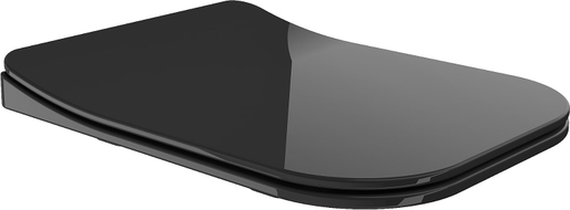 Mexen Teo Toilettensitz absenkbar slim, Duroplast, schwarz glänzend - 39851085