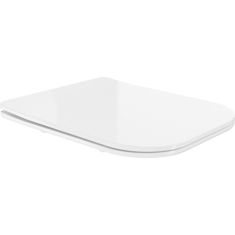 Mexen slim, duroplast, weißer Glanz, Soft-Close-Deckel - 39060100