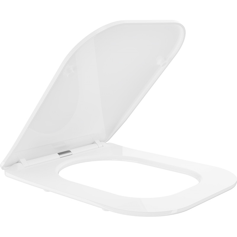 Mexen slim, duroplast, weißer Glanz, Soft-Close-Deckel - 39060100