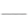 Mexen Line CL11 Plattenheizkörper 900 x 2000 mm, seitlicher Anschluss, 2182 W, weiß - W411L-090-200-00