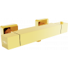 Mexen Cube thermostatische Duscharmatur, Gold - 77200-50