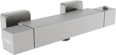 Mexen Cube thermostatische Duscharmatur, Graphit - 77200-66