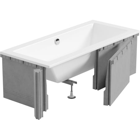 Mexen X-ST Styroporverkleidung für rechteckige Badewanne 120-150 x 70-90 cm, weiß - 55020-00
