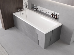 Mexen X-ST Styroporverkleidung für rechteckige Badewanne 120-150 x 70-90 cm, weiß - 55020-00