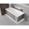 Mexen X-ST Styroporverkleidung LED für rechteckige Badewanne 120-150 x 70-90 cm, weiß - 55020-01