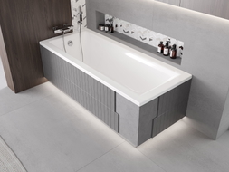 Mexen X-ST Styroporverkleidung LED für rechteckige Badewanne 120-150 x 70-90 cm, weiß - 55020-01