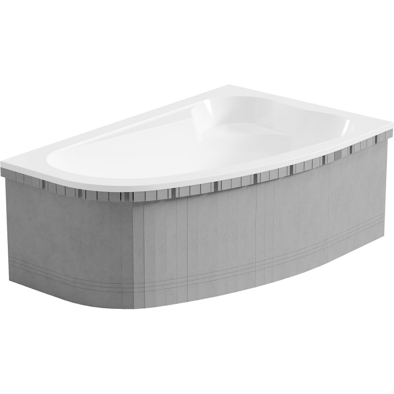 Mexen X-ST Styroporverkleidung für Eckbadewanne 240 cm, weiß - 55022-00