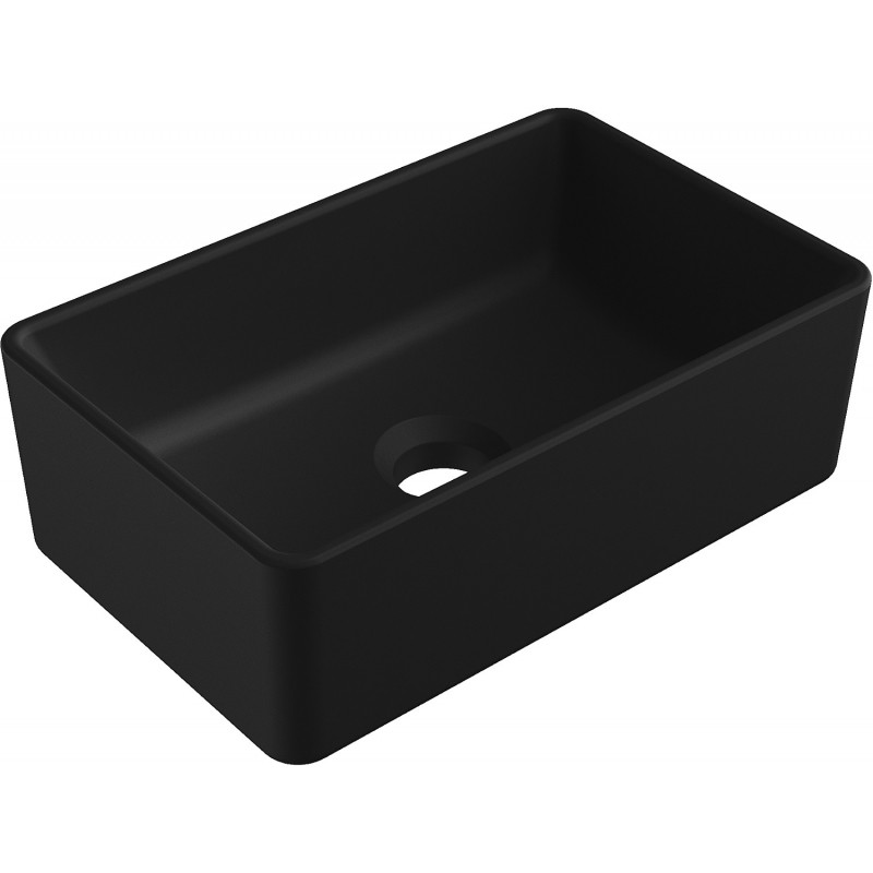 Mexen Nadia Aufsatzwaschbecken 36 x 23 cm, schwarz matt - 21613685