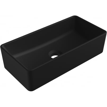 Mexen Nadia Aufsatzwaschbecken 46 x 23 cm, schwarz matt - 21614685