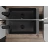 Mexen Nadia Aufsatzwaschbecken 46 x 23 cm, schwarz matt - 21614685