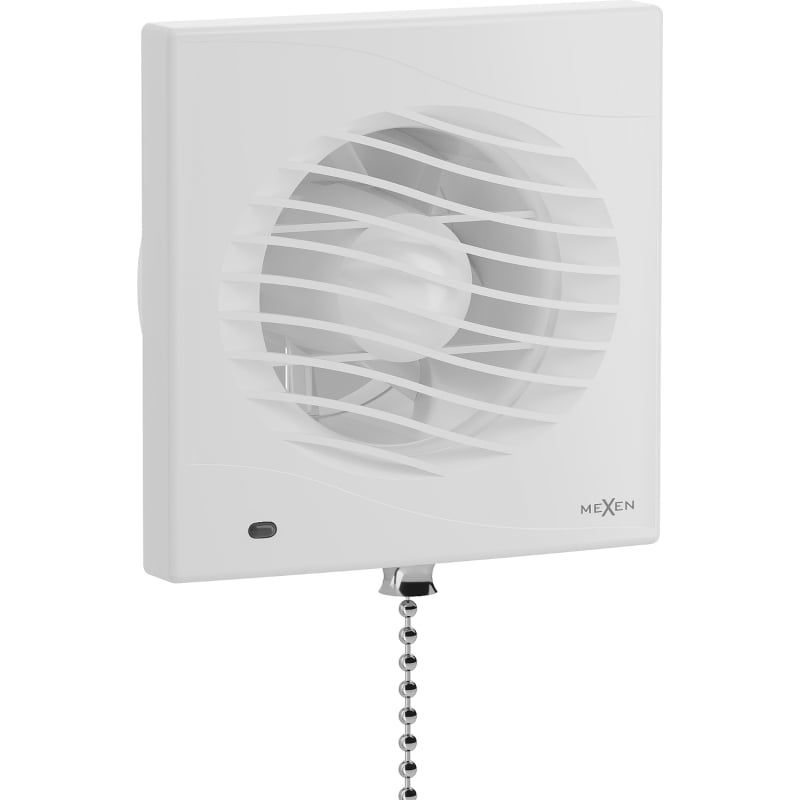 Mexen DXS 100 Badezimmerlüfter, Zugschalter, weiß - W9603-100K-00
