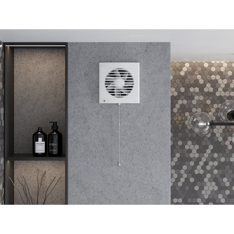 Mexen EXS 150 Badventilator, Schnurschalter, weiß - W9604-150K-00