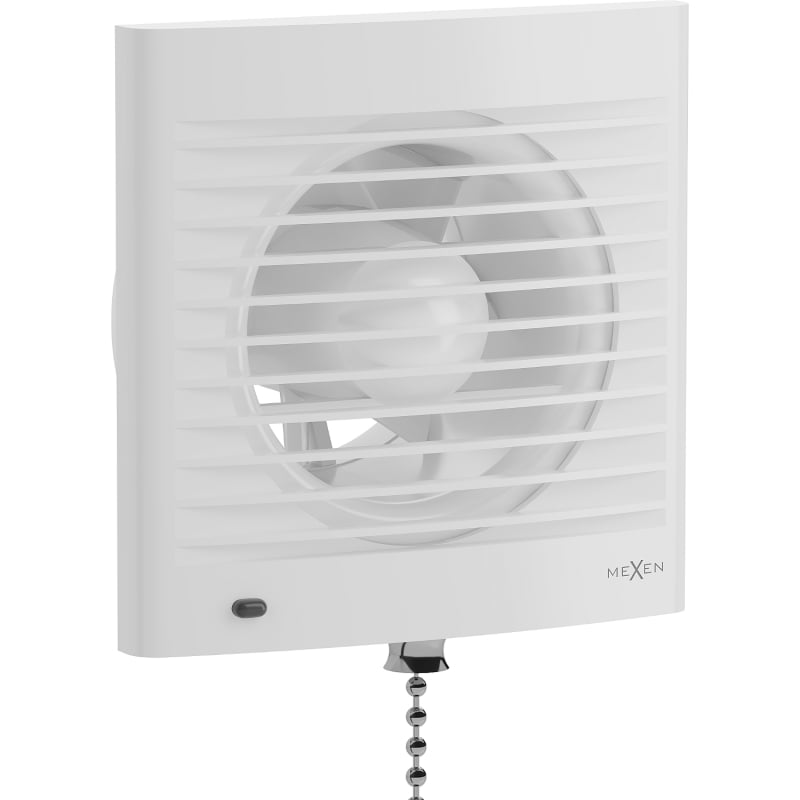 Mexen EXS 100 Badezimmerlüfter, Zugschalter, weiß - W9604-100K-00