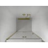 Mexen Lima Faltbare Duschwand 80 cm, transparent, gold - 856-080-000-50-00