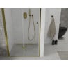 Mexen Lima Faltbare Duschwand 80 cm, transparent, gold - 856-080-000-50-00