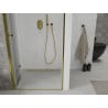 Mexen Lima faltbare Duschabtrennung 90 cm, transparent, gold - 856-090-000-50-00