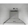 Mexen Lima faltbare Duschabtrennung 80 cm, transparent, schwarz - 856-080-000-70-00