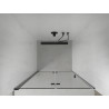 Mexen Lima faltbare Duschabtrennung 100 cm, transparent, schwarz - 856-100-000-70-00