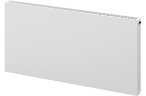 Mexen Flat CCF21 Plattenheizkörper 400 x 1500 mm, mittlerer unterer Anschluss, 1191 W, weiß - W6C21F-040-150-00
