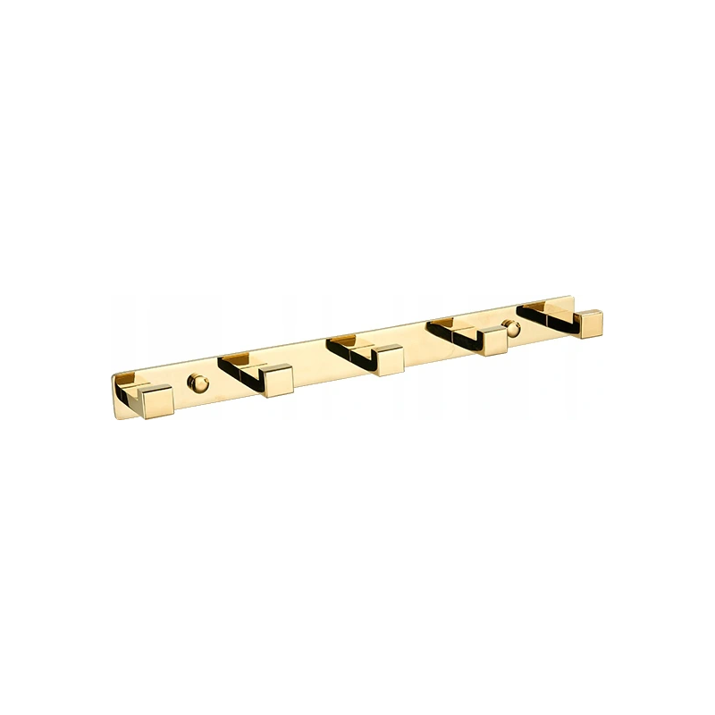 Mexen Handtuchhaken mit fünf Haltern, gold - 709265-50