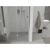 Mexen Lima faltbare Duschabtrennung 85 cm, transparent, Chrom - 856-085-000-01-00