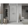 Mexen Lima faltbare Duschabtrennung 90 cm, transparent, Chrom - 856-090-000-01-00