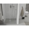 Mexen Lima faltbare Duschabtrennung 95 cm, transparent, Chrom - 856-095-000-01-00