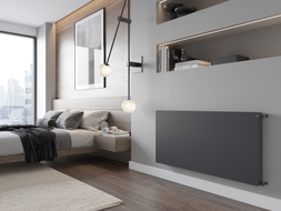 Mexen Flat CF21 Plattenheizkörper 400 x 900 mm, seitlicher Anschluss, 714 W, Anthrazit - W421F-040-090-66