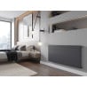 Mexen Line CL21 Plattenheizkörper 400 x 600 mm, seitlicher Anschluss, 476 W, Anthrazit - W421L-040-060-66