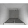 Mexen Lima faltbare Duschabtrennung 100 cm, Graphit, Chrom - 856-100-000-01-40