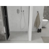 Mexen Lima faltbare Duschabtrennung 100 cm, Graphit, Chrom - 856-100-000-01-40