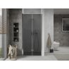 Mexen Lima faltbare Duschabtrennung 70 cm, Graphit, Chrom - 856-070-000-01-40