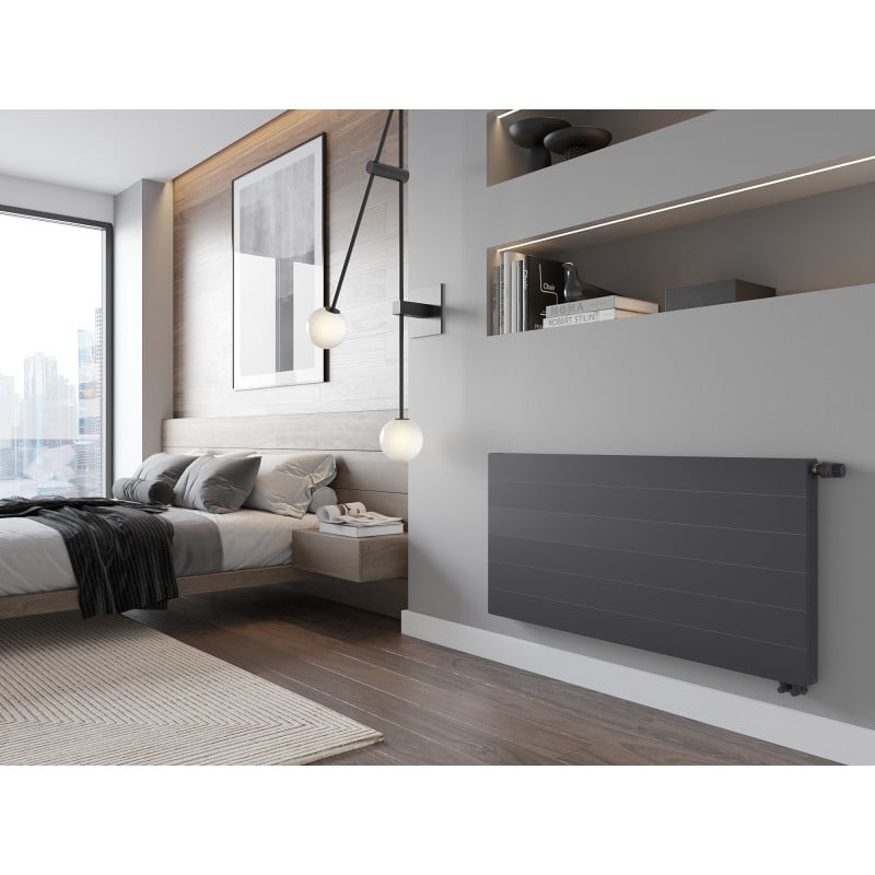 Mexen Line CVL11 Plattenheizkörper 900 x 1000 mm, unterer Anschluss, 1091 W, Anthrazit - W611L-090-100-66
