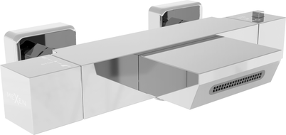 Mexen Cube thermostatische Wannenbatterie, Chrom - 77360-00