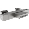 Mexen Cube Thermostat-Badewannenarmatur, Graphit - 77360-66