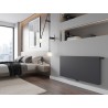 Mexen Flat CCF21 Plattenheizkörper 400 x 400 mm, mittlerer unterer Anschluss, 318 W, Anthrazit - W6C21F-040-040-66