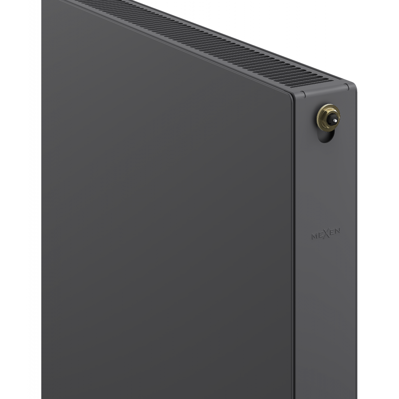 Mexen Flat CCF21 Plattenheizkörper 400 x 1100 mm, mittlerer unterer Anschluss, 874 W, anthrazit - W6C21F-040-110-66